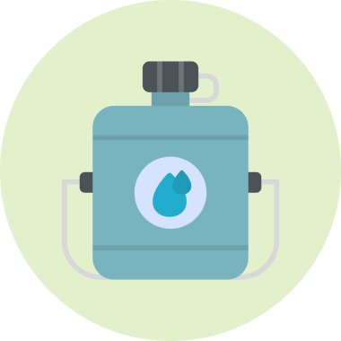 Kantin çöl modern simgesi, vektör illüstrasyonu 