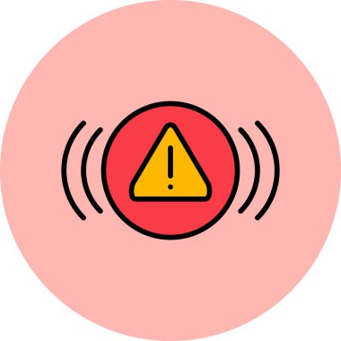 uyarı simgesi vektör illüstrasyonu