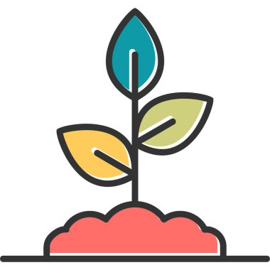 Sprout modern vector icon illustration