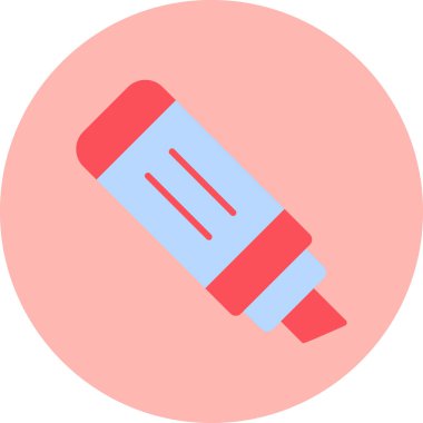 İşaretleyici. Web simgesi vektör illüstrasyonu