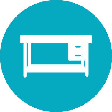 masa web simgesi basit illüstrasyon