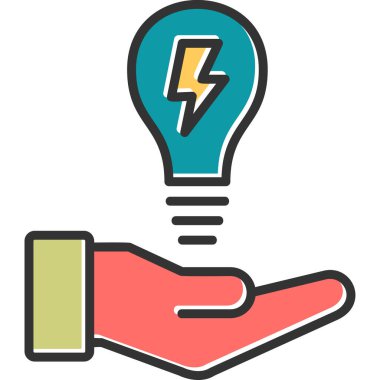 hand holding a bulb with a finger