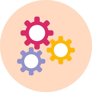 ayar simgesi vektör illüstrasyonu