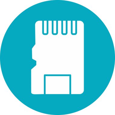 Modern Sd Kart simgesinin basit bir gösterimi