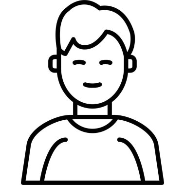 Evlat. Web simgesi basit illüstrasyon