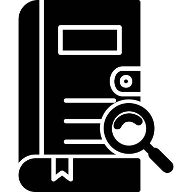 Arama simgesi vektör illüstrasyonu