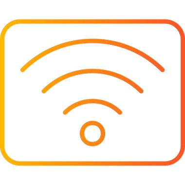 wifi simgesi vektör illüstrasyonu