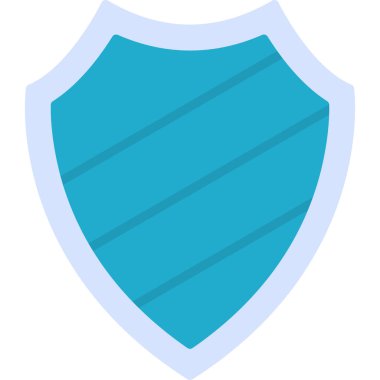 kalkan ikon vektör illüstrasyonu