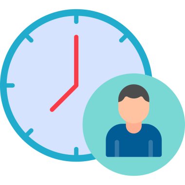 Time Manager icon modern vector illustration
