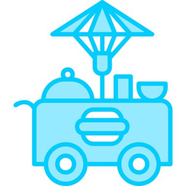 Gıda oyalama vektör illüstrasyonu 