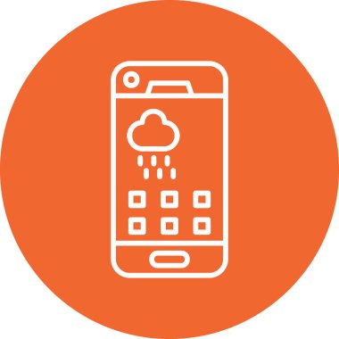 cep telefonu ikonu vektör illüstrasyonu