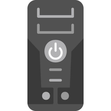 CPU icon, vector illustration simple design