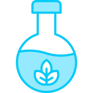 Kimya web simgesi basit illüstrasyon