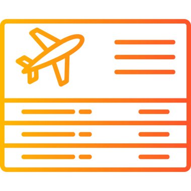 Bilet. Web simgesi basit illüstrasyon