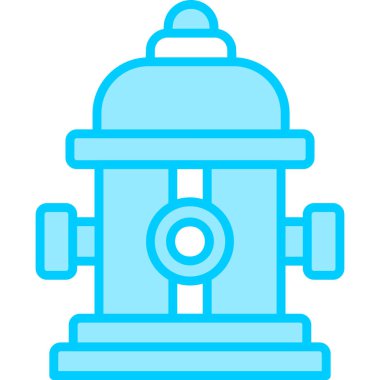 Yangın musluğu modern ikon vektör çizimi