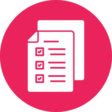 Sınav simgesi, modern tasarım illüstrasyonu