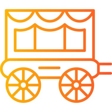 Nakliye modern simgesi, vektör illüstrasyonu