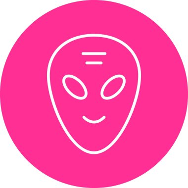 cartoon art illustration of ufo alien creature