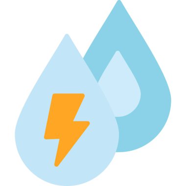 Güç üretimi modern simge, vektör illüstrasyonu