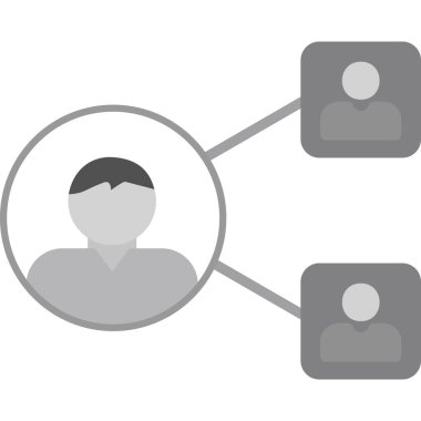 kullanıcı. Web simgesi basit illüstrasyon