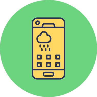 kişisel ve ticari kullanım için cep telefonu simgesi...