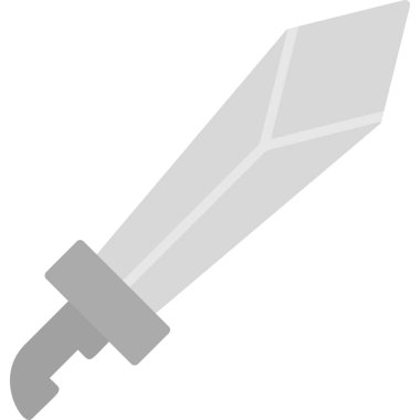 Kılıç. Web simgesi basit illüstrasyon 