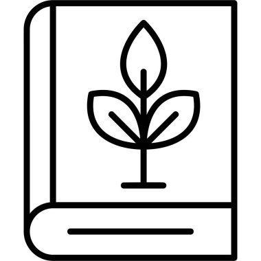 Kitap simgesi, modern tasarım illüstrasyonu