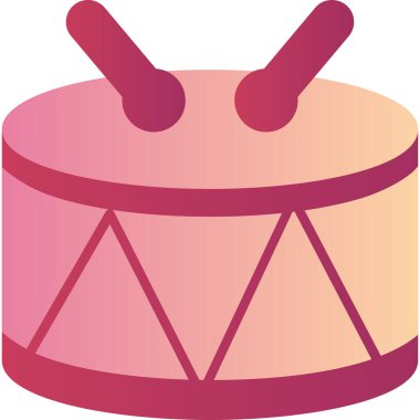 davul. Web simgesi basit tasarım  