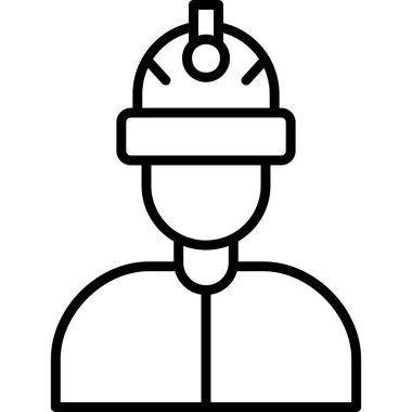 Worker icon modern vector illustration