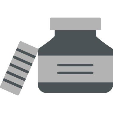 Mürekkep modern simge vektör illüstrasyonu