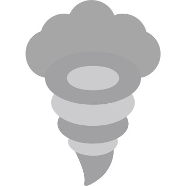 Twister modern simgesi, vektör illüstrasyonu