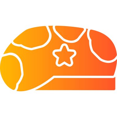 Ordu ikonu. Askeri kamuflajın düz çizimi. Askeri Şapka vektör simgesi