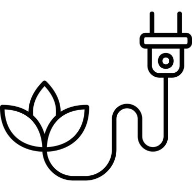 Enerji Tüketimi Basit illüstrasyon