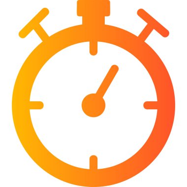 Kronometre Web simgesi basit tasarım