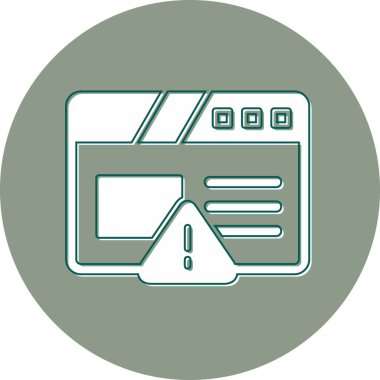 Webpage web icon, vector illustration