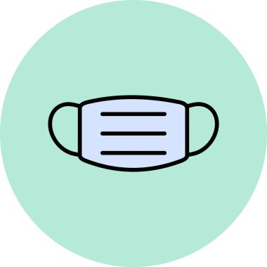 Tıbbi maske. Basit tasarım