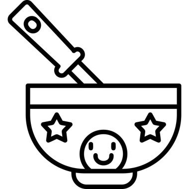 Bebek maması çizimi, simge elementi