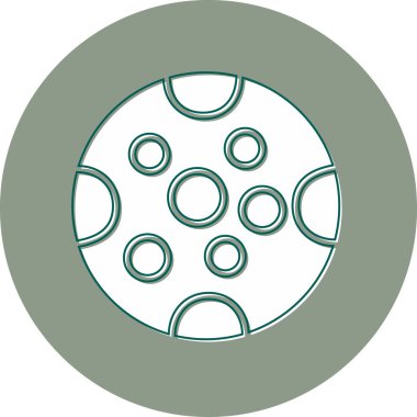 Ayın soyut web renk çizimi  