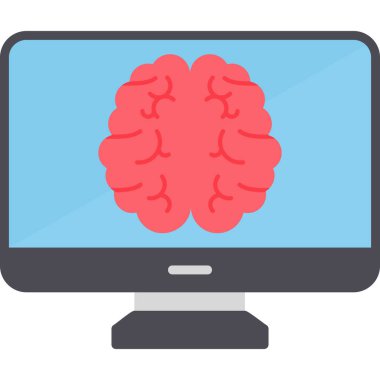 bilgisayar web simgesi basit illüstrasyon