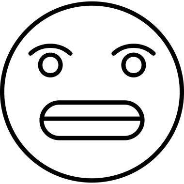 yüz simgesi, vektör illüstrasyonu