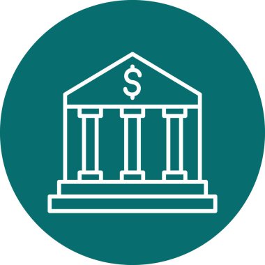 Bank icon modern vector illustration