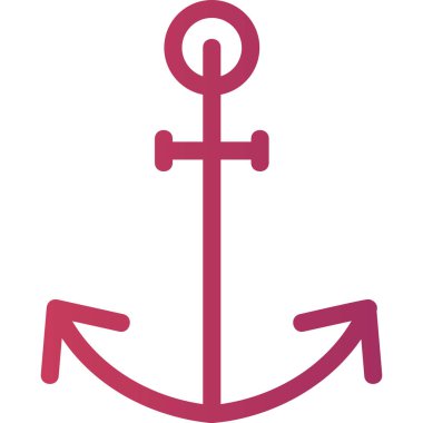 anchor, web icon simple illustration
