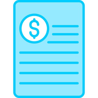 Açıklama modern simge, vektör illüstrasyonu