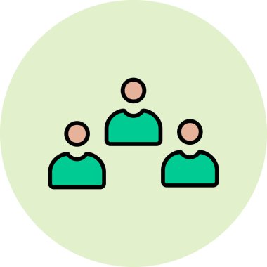 Aday modern simge, vektör illüstrasyonu