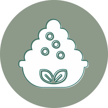 Maya. Web simgesi vektör illüstrasyonu