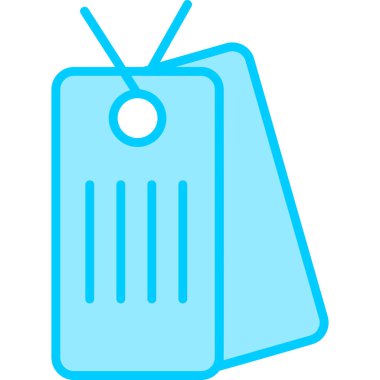 Etiket. Web simgesi basit illüstrasyon