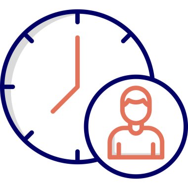 Time Manager icon modern vector illustration