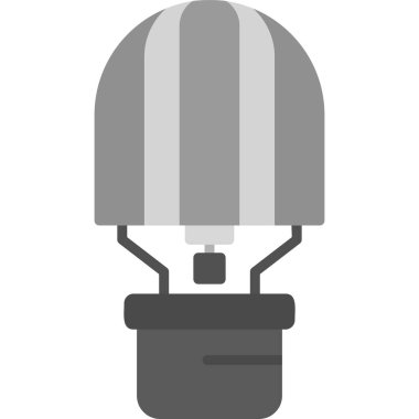 sıcak hava balonu simgesi, web illüstrasyon tasarımı