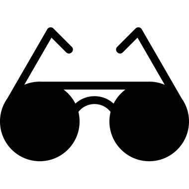 güneş gözlüğü ikonu vektör illüstrasyonu