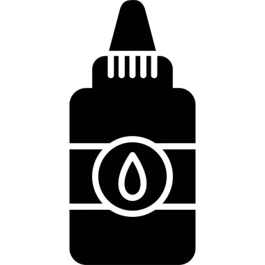 Basit yapıştırıcı simgesi, vektör illüstrasyonu